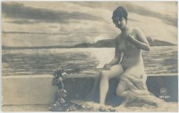 Akt erotika nahota ateliér moře nahá žena 1043/1