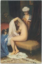 Akt erotika nahota Jean Honoré Fragonard Am Morgen Stengel