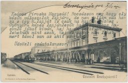 Indóház. Üdvözlet Érsekujvárról!