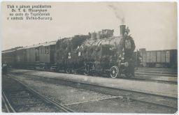 Nádraží Šurany, vlak s T.G. Masarykem