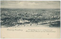 Celkový pohled nádraží Bratislava s přilehlou výstavbou