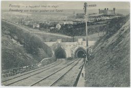 Lamačský tunel s návěstidlem Bratislava