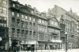 Praha, Václavské náměstí 782/22 a čp. 783, dům U Božího oka, hotel, kino a cukrárna Juliš, hotel Adria