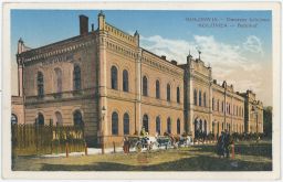 Železnice nádraží Kolomya Polsko Ukrajina 1916