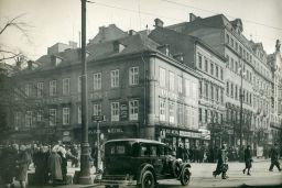 Praha, Václavské náměstí čp. 831, nároží s Jindřišskou ulicí,