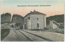 Železnice nádraží pohraniční stanice Maramureș Maramureš Rumunsko Ukrajina