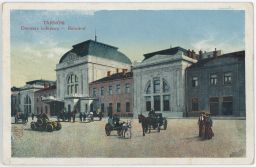 Železnice přednádraží Tarnów Polsko 1918