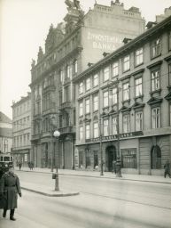 Praha, ulice Na příkopě, původní Živnostenská banka