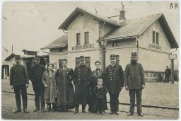 Železnice Neudorf Nová Ves Žďár nad Sázavou personál 1903