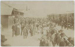 Železnice nádraží Šebetov Blansko 1908