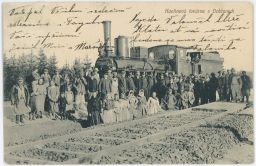 Železnice kaolinová továrna Dobřany 1912