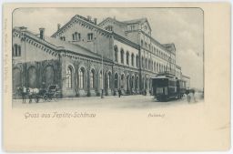 Železnice nádraží Teplice 1901