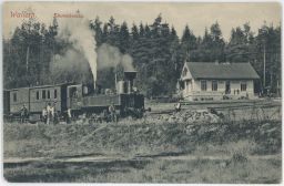 Železnice Wallern Säumerbrücke Volary Prachatice 1911