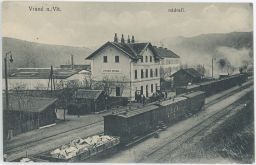 Železnice nádraží Vrané nad Vltavou