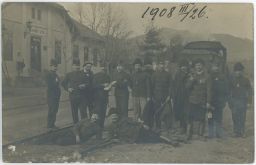 Železnice personál Banicza RU 1905
