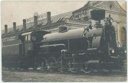 Železnice loko 80.126 15.8.1916 Slaný
