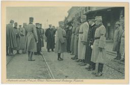 Železnice nádraží polní maršál Friedrich 1916 foto Hauger Pula