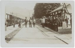 Železnice nádraží dle popisu 25.7.1914 Sarajevo