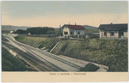 Železnice zastávka v Havlovice 1914