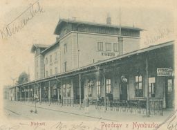 Železnice nádraží Nymburk 1899