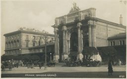 Železnice Denisovo nádraží Praha Těšnov
