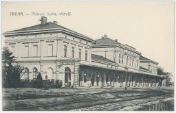Železnice nádraží Písková Písecká brána Sandthor Praha