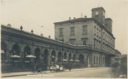 Železnice Masarykovo nádraží Praha střed