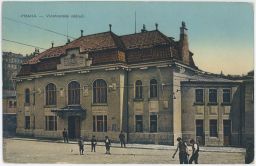 Železnice nádraží Praha Vinohrady 1917