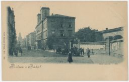 Železnice státní nádraží Prašná brána Praha Bellmann
