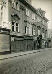 Praha, Nové Město, ulice Panská, patrně č. 9 u čp. 889, před demolicí