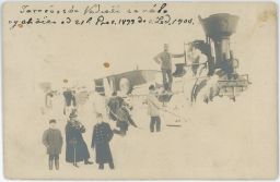 Železnice nádraží Jarošov nad Nežárkou Jindřichův Hradec zima 1899 lokomotiva 324.1.