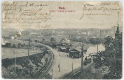 Železnice nádraží křížení tratí Praha Nusle