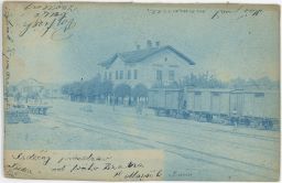 Železnice nádraží Lochovice Lochowitz Beroun 1902