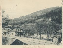 Železnice nádraží restaurace Adamov Adamsthal Blansko 1908