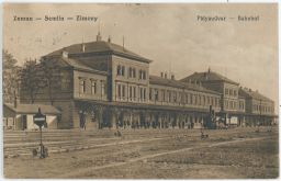Železnice nádraží Zemun Земун Semlin Zimony Bělehrad Srbsko 1916