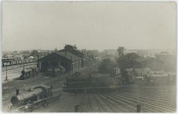Železnice nádraží točna 1918