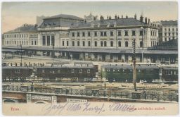 Železnice nádraží Brno dobové reklamy Titze Wichterle 1915