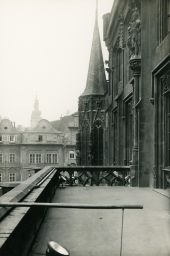 Praha, Staroměstská radnice, balkon,