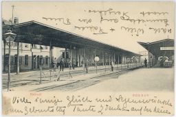 Železnice nádraží Přerov 1902