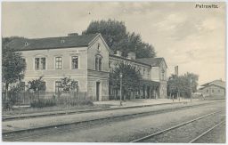 Železnice nádraží Petrovice Karviná 1908