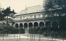 Praha, Letohrádek královny Anny - Belveder, pohled z Královské zahrady