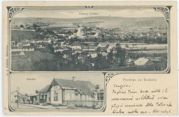 Železnice nádraží Slušovice Zlín Lípa 1908