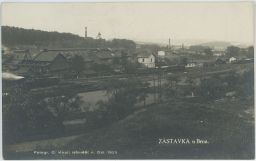 Železnice nádraží Zastávka u Brna Brno foto Knoll Brno-venkov