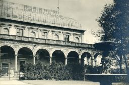 Praha, Letohrádek královny Anny - Belveder, pohled z Královské zahrady