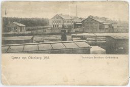 Železnice nádraží továrna Bohumín Karviná 1901