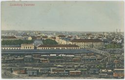 Železnice nádraží Lundenburg Břeclav 1914