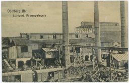 Železnice válcovny hutě doly Oderberg Bohumín Karviná Ostrava 1914