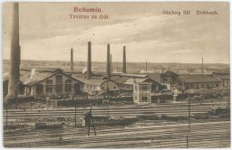 Železnice drátovny Oderberg Bohumín Karviná Ostrava 1918