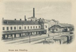 Železnice nádraží Studénka Stauding Nový Jičín za císaře pána
