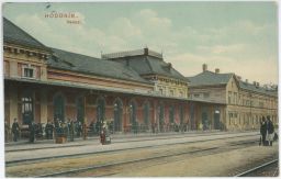 Železnice nádraží Hodonín KFG 1912
